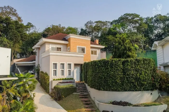 Casa em Condomínio No Bella Toscana, 05 Quartos, 06 Vagas, Quintal, Campo Comprido, Curiti