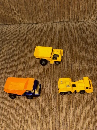 Carrinhos: Matchbox Coleção Construção Kit Com 3 - OriginaL
