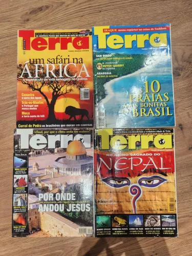 Lote 13 Revistas ?Os Caminhos da Terra? - Temas Viagem & Natureza