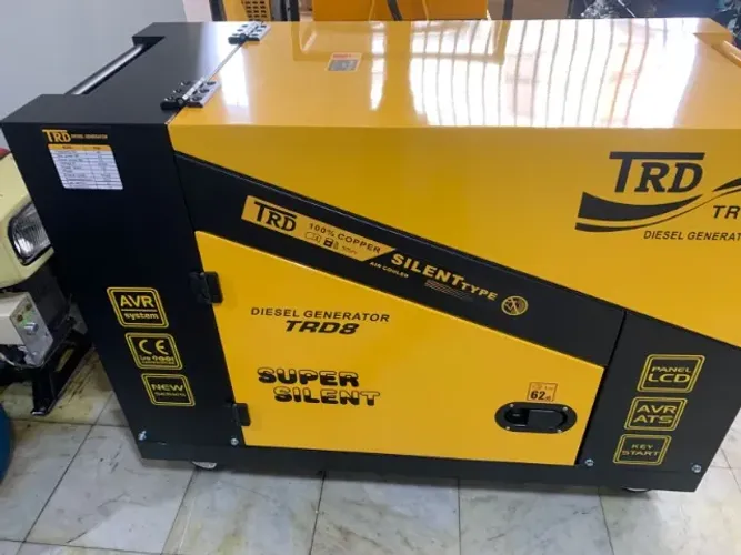 GERADOR DIESEL DE 9,5KVA MONOFASICO CABINADO AUTOMATICO E SILENCIADO