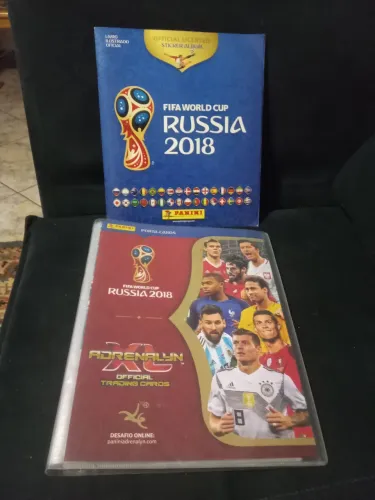 Álbum de Figurinhas Copa do Mundo Rússia 2018 Panini completo + porta cards