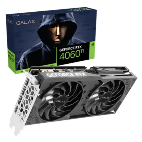 Placa de Vídeo Nvidia Geforce Galax RTX 4060 TI Teclab 2x 8GB, 128 Bits, GDDR6 - 46ISL8MDA