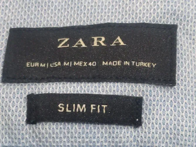 CAMISA ZARA SLIM FIT TAMANHO P