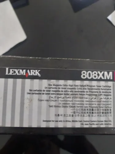 Cartucho de Tinta Lexmark 808XM Magenta Extra Alto Rendimento