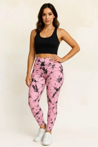 Legging Pink Tie dye ( tamanho GG )