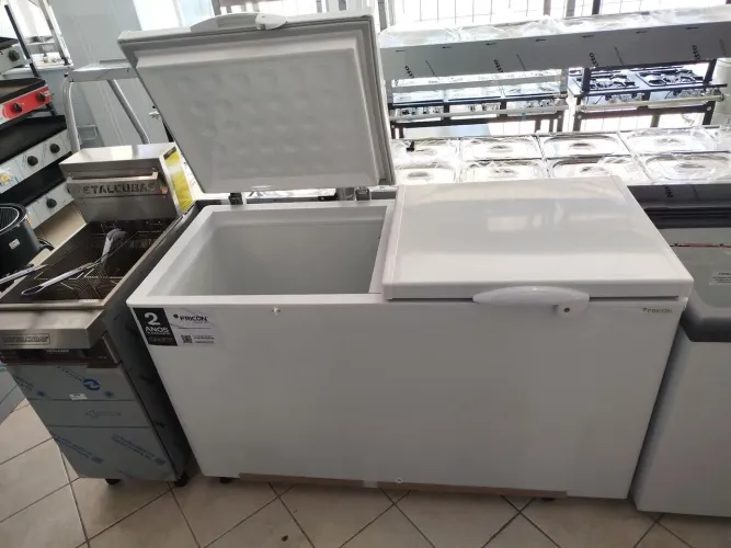 R1 Freezer horizontal 2 tampas 503lts Fricon