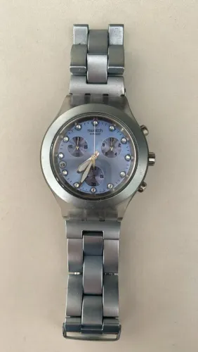 Relógio Swatch Cronógrafo Azul - Original
