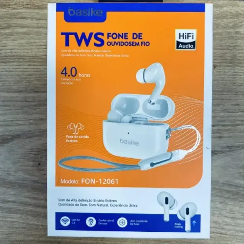 Fone de Ouvido sem Fio Bluetooth Basike