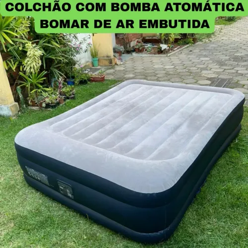 Colchão com bomba automática bomba embutida no colchão encher de forma automática-110v