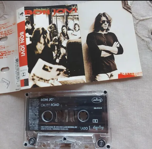 Fita Cassete Bon Jovi Cross Road Tape Original Da Época 1994