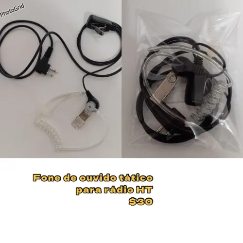 Fone de ouvido tático