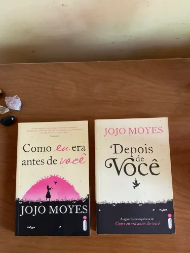 Livro "Como eu era antes de você" e "Depois de você"