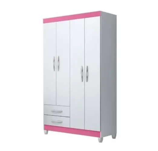 Guarda Roupa 4 Portas 2 Gavetas Novo entregamos