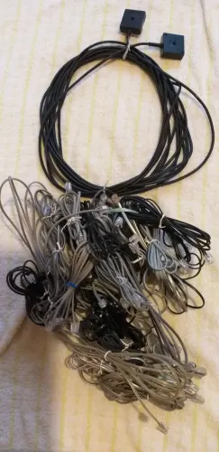 Cabos para telefone, vários tamanhos, novos e semi-novos, a partir de 5,00 