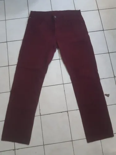 Calça Jeans Masculina Bordô (leia a descrição)