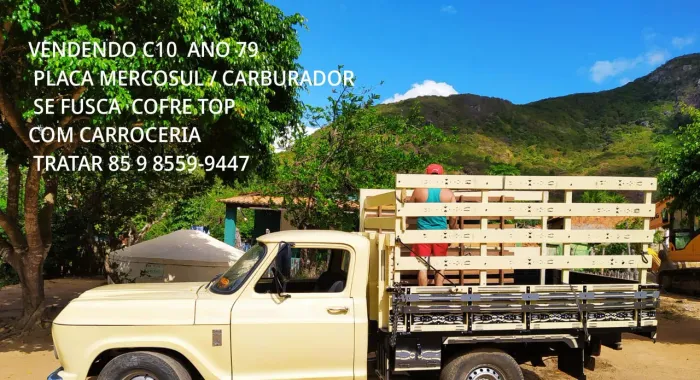 C10 ano 79 motos Fusca VENDO 