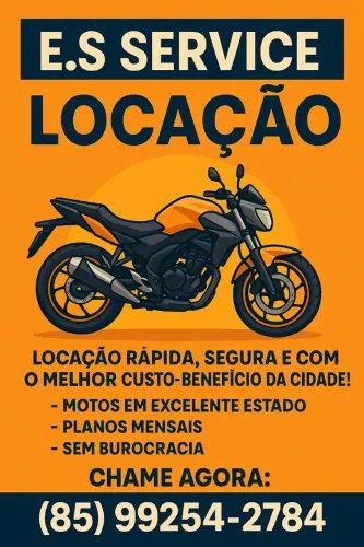 Motos para alugar em Fortaleza, Maracanaú , Caucaia.