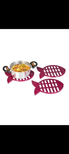 Suporte para panelas peixes decorativo