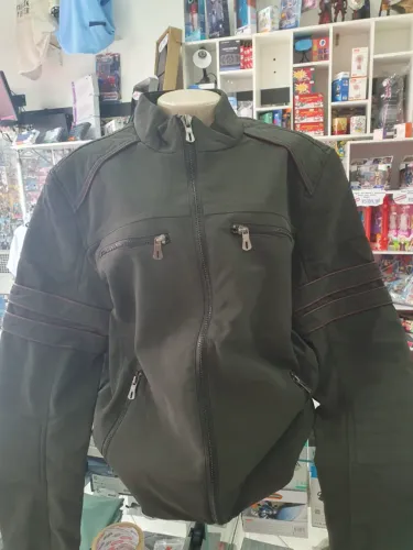 Saz Men Bordado Caveira Jaquetas De Couro Para Motocicleta - Tam 2XL