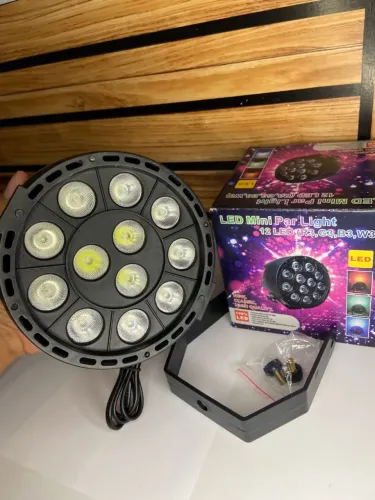 Canhão de Luz Led RGB Mini Par Light 12 Led (R3,G3,B3,W3)