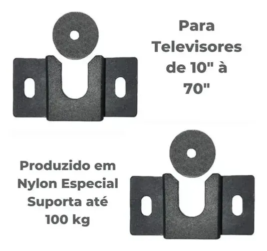 Suporte para TV de 10" a 70" - Nylon Especial