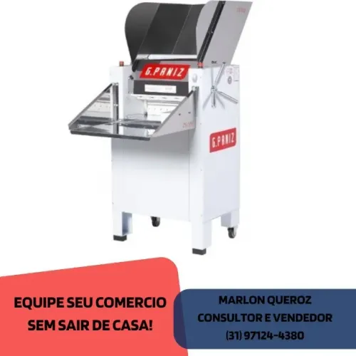 Cilindro de Massa G.Paniz Bandeja Em Aço Inox Monofásico 220v Novo