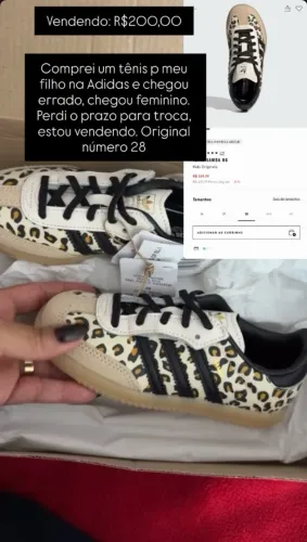 Tênis samba adidas 28