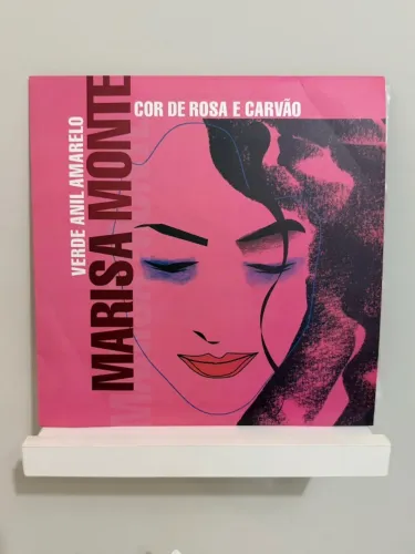 Marisa Monte Verde Anil Amarelo Cor de Rosa e Carvão Vinil LP 180g Polysom Raro