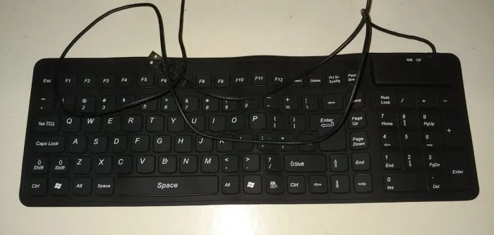 TECLADO DE BORRACHA DE SILICONE À PROVA D'ÁGUA PARA COMPUTADOR