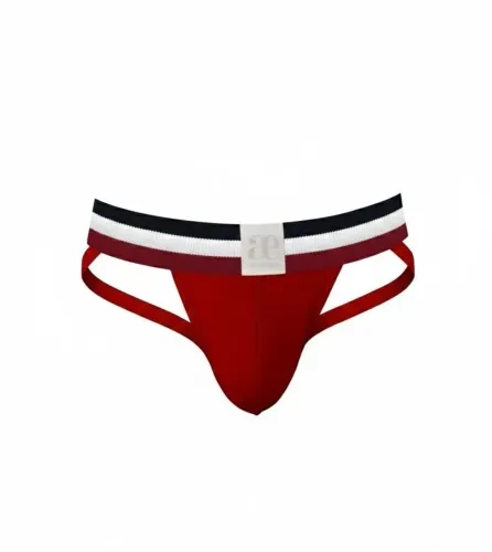 CUECA ESPORTIVA JOCKSTRAP vermelha. TAM. M