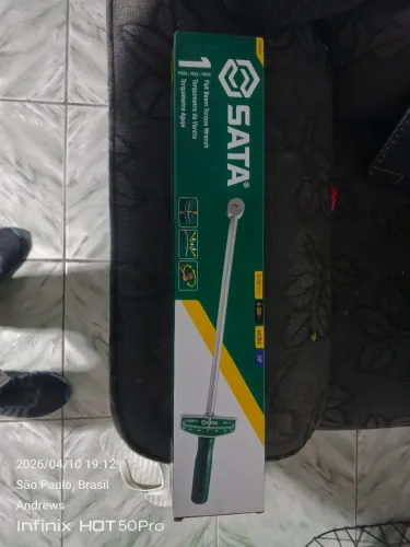 Vendo ou troco por caixa trio automotivo torquímetro de vareta Sata novo nunca usado