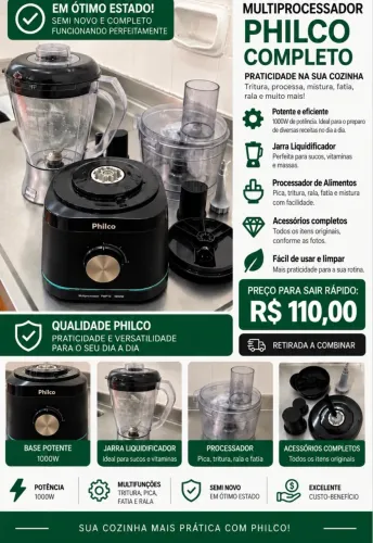 Liquidificador e Multiprocessador
