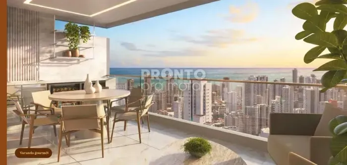 130,77M² EM BOA VIAGEM! 4 QUARTOS, VARANDA GOURMET E 2 VAGAS PRIVATIVAS