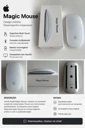 Apple Magic Mouse Original - Branco