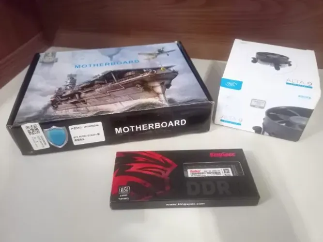 Kit Intel 1155 - Placa Mãe, Processador e Memória RAM