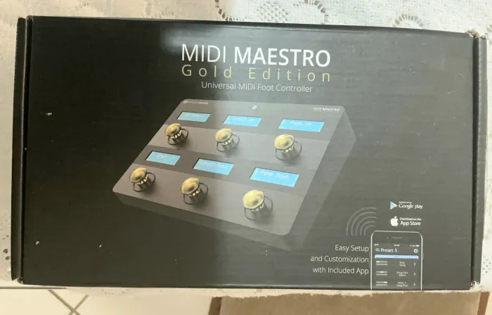 Pedal Controlador Midi Maestro