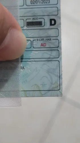 Sou Motorista Categoria AD....