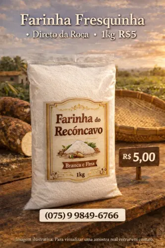 Farinha de mandioca 