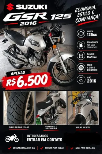 Suzuki GSR 125 - 2016