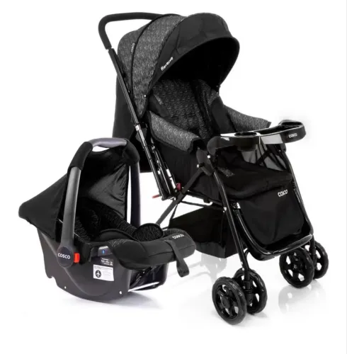 Carrinho + bebe conforto cosco kids