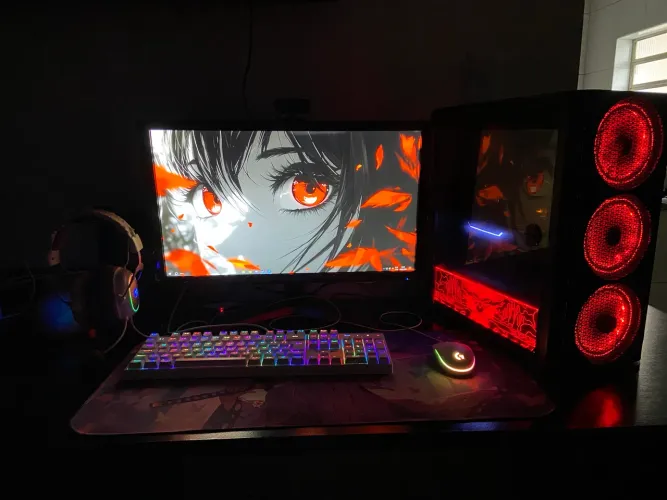 PC Gamer Completo Ryzen 5 GTX 1660 16GB 2TB SSD + Monitor + Kit RGB