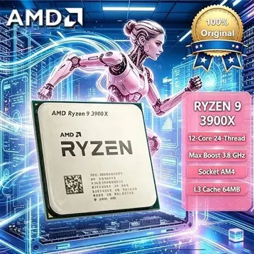 Processador AMD Ryzen 9 3900X (12 Núcleos / 24 Threads / Socket AM4) - Monstro de Desempen