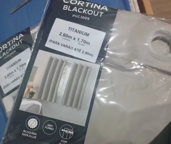 Cortina para Quarto e Sala 2,60X1,70m Blackout