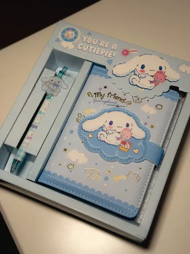 Agenda Sanrio Cinnamon Roll Azul Coelho