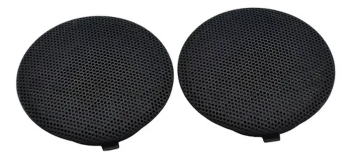 Par Moldura Tela Tweeter Painel Chevrolet Omega 2009 Origina Preto