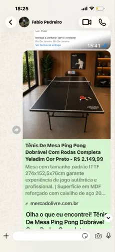 ? MESA DE PING PONG YELADIM SPORTS ? NOVA! Mesa de tênis de mesa