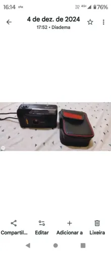 Máquina Fotográfica Analógica Yashica