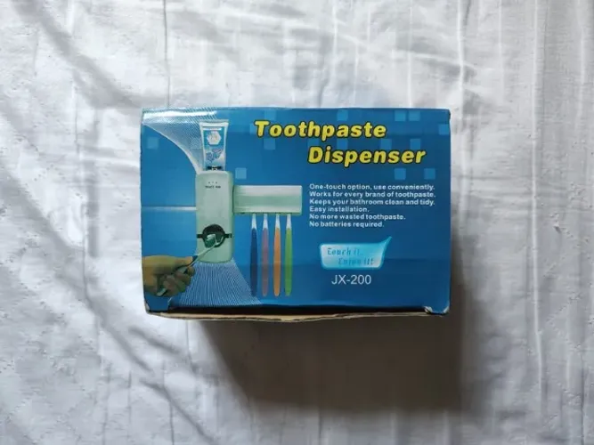 Dispenser Automático de Pasta de Dente