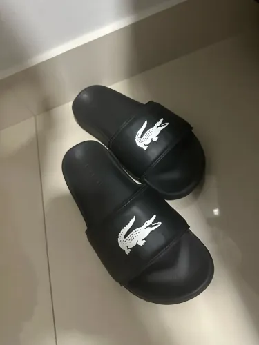 chinelo lacoste slide tamanho 41.5 serve 39