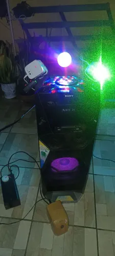 Vendo kit festa som iluminação projetor fumaça